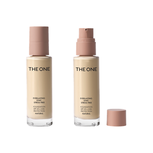 The ONE Everlasting Sync Stress-Free Foundation SPF 20 + UVA protection Natural