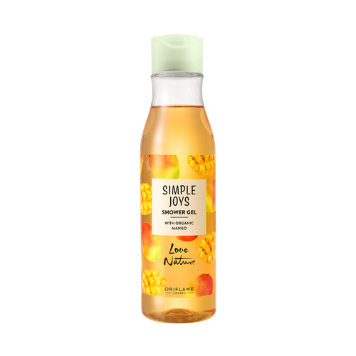 Love Nature Simple Joys Shower Gel with Organic Mango Love Nature